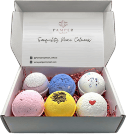 Luxury Spa Aromatherapy Bath Bombs | Handmade in The USA with Natural Ingredients & Essential Oils | Moisturizing & Relaxing Bath, Gift Sets for Women & Men | 6 Pack x 6oz