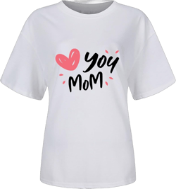 Women's Business Casual Tops Shirts Summer Casual Mother's Day Print T-Shirt Crew Neck Pullover Short Tops, S-3XL