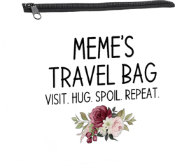 KongMoTree Meme Gifts Grandma Gifts, Mothers Day Gifts for Grandma Makeup Bag Cosmetic Bag Toiletry Bag Travel Organizer, Grandmother Gifts from Granddaughter, Grandma Birthday Gifts Meme-3
