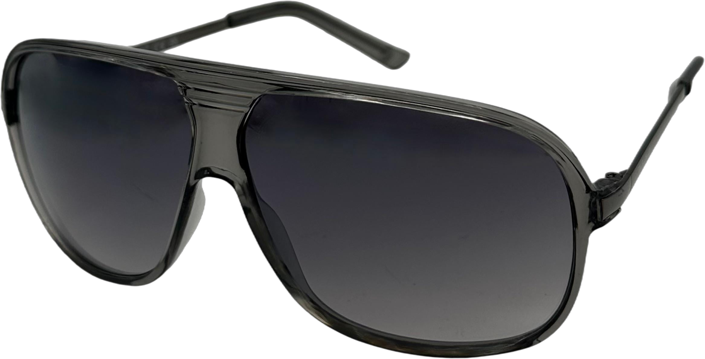 Timberland Crystal Mocha Mens Plastic Square Aviator Sunglass, TB7291 27B